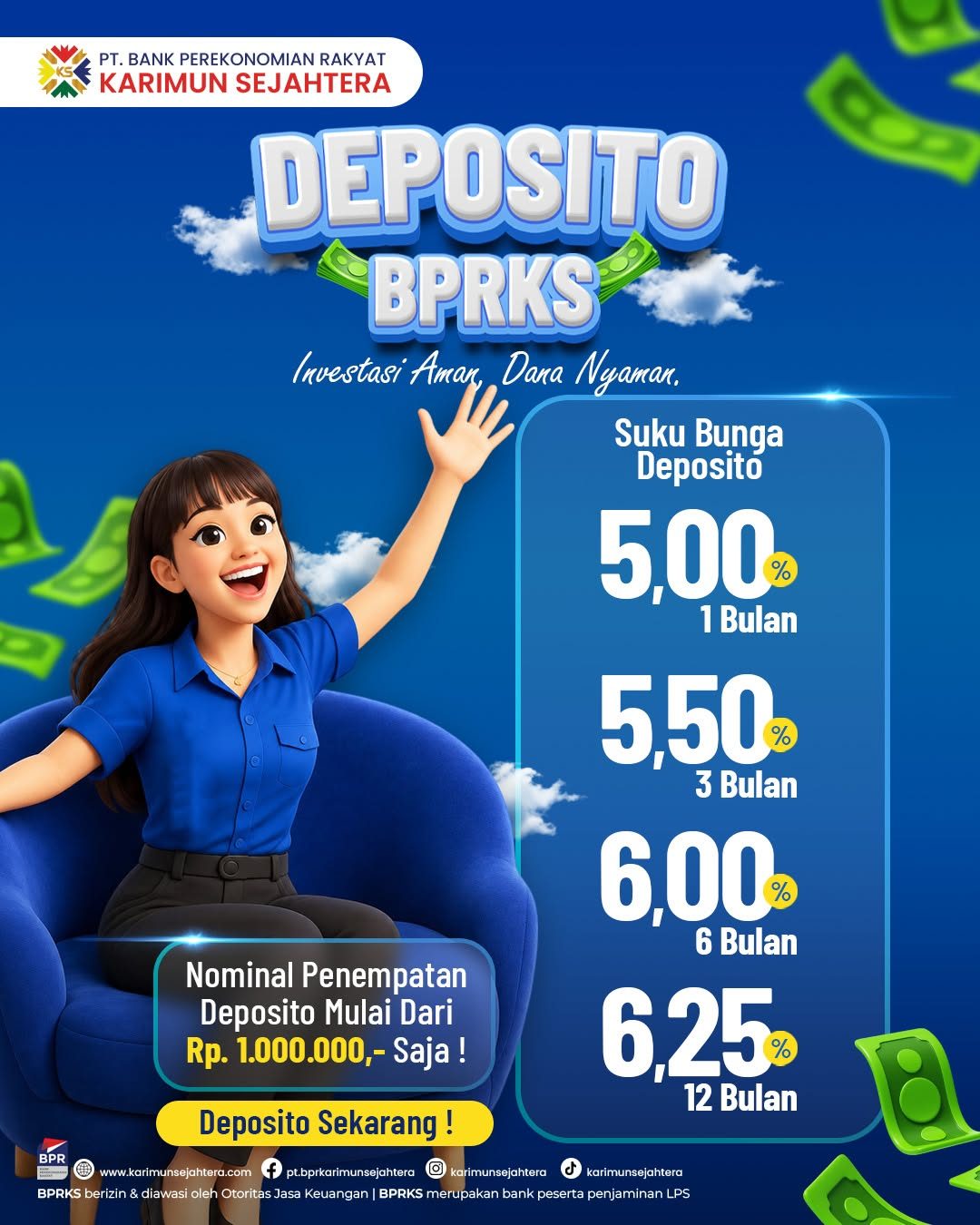 Selamat Datang di PT BPR Karimun Sejahtera
